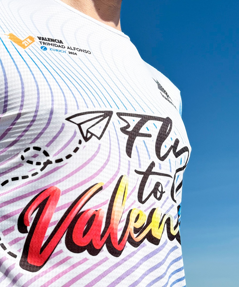 Fly to 21k Valencia official training t-shirt men 2024