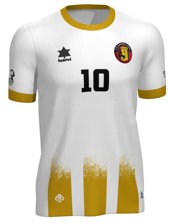 Imagen de 2ª CAMISETA MASC. BLANCA BLANCO-NEGRO